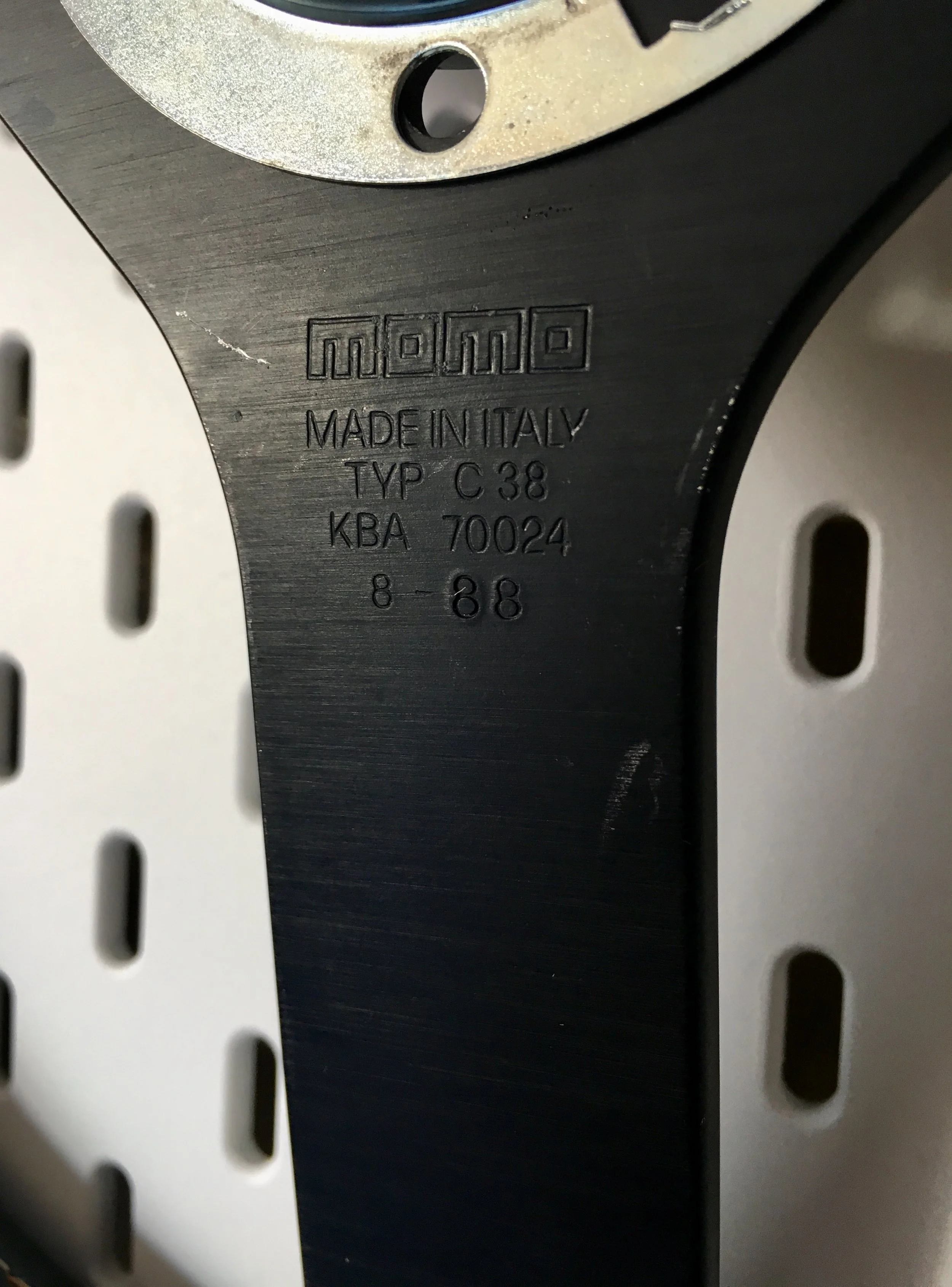 1988 Momo C38 Cavallino Steering Wheel (380mm) / The Paddock